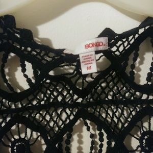 Womens bongo lace vest